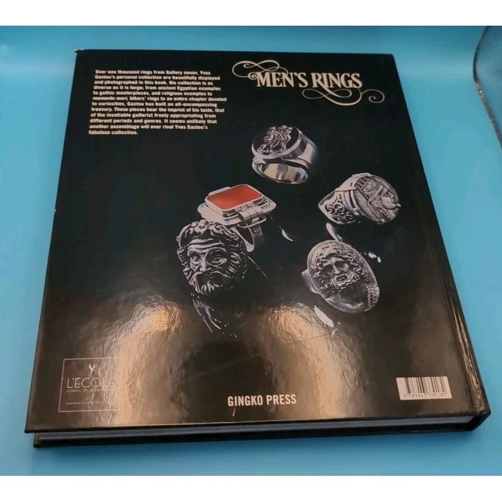 Men's Rings Yves Gastou Hardcover VG FREE‎ Shipping Large Book Vivid Pics